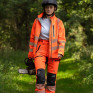 英國 Arbortec 專業進階版鏈鋸防護褲 女款 ATHV4060(F)  Breatheflex Pro Women's Chainsaw Trousers Design A Class 1 | 橘色